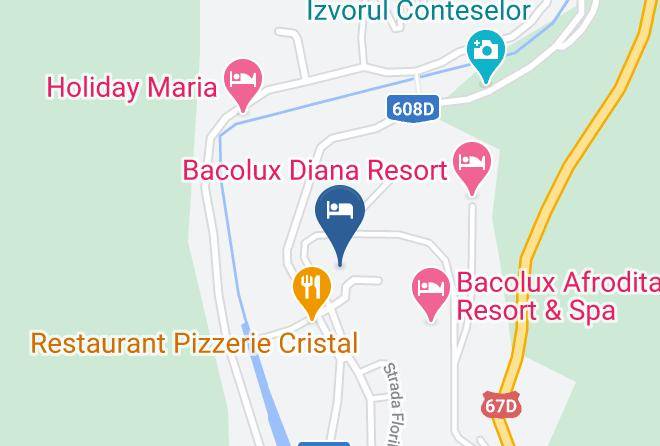 Baile Herculane - Hotel Domogled Maps