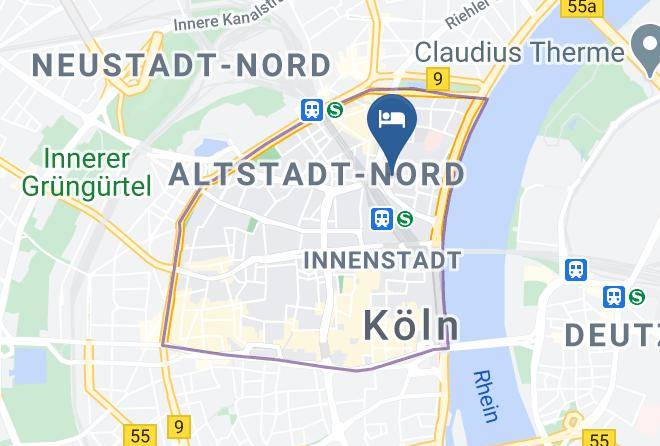 Cologne - Hotel Domspitzen Maps