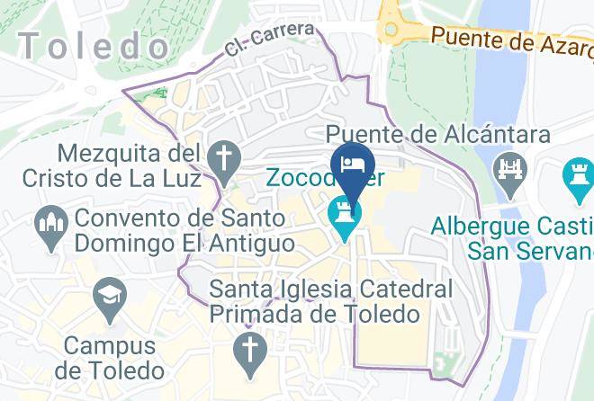 Hotel Domus Plaza Zocodover Map