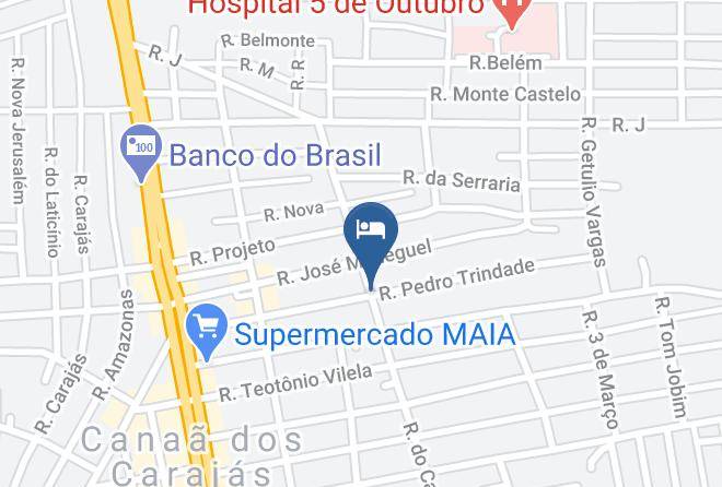 Canaa Dos Carajas - Hotel Domus Trindade Maps