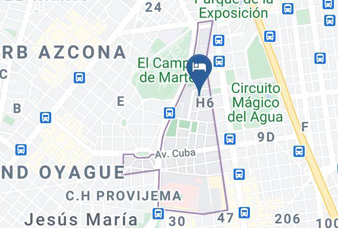 Jesus Maria - Hotel Don Alberto Maps