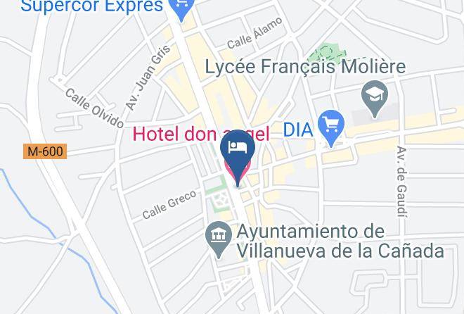 Madrid - Hotel Don Angel Maps