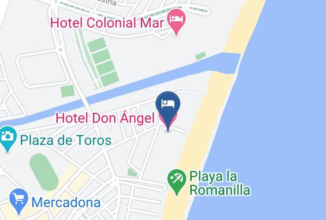 Almeria - Hotel Don Angel Maps
