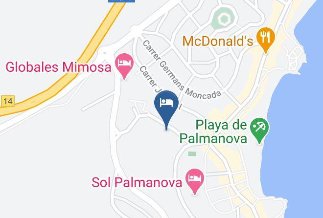 Hotel Don Bigote Map