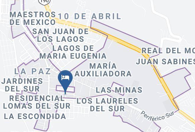 San Cristobal De Las Casas - Hotel Don Bosco Maps
