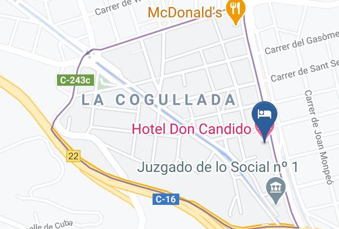 Barcelona - Hotel Don Candido Maps