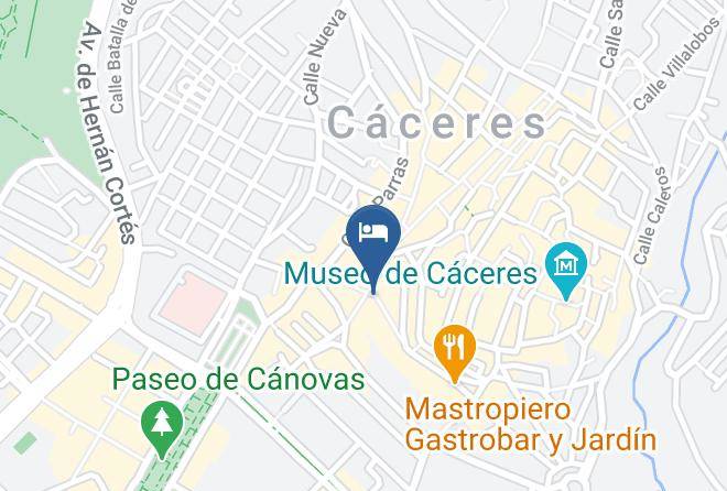Caceres - Hotel Don Carlos Maps