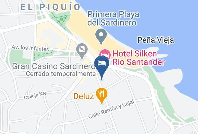 Santander - Hotel Don Carlos Maps