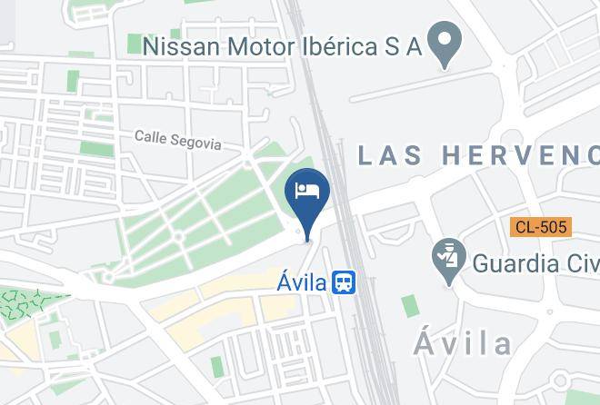 Avila - Hotel Don Carmelo Maps