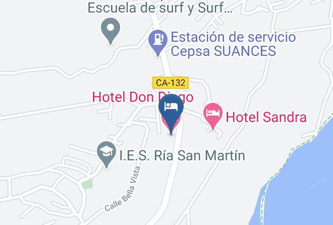 Suances - Hotel Don Diego Maps