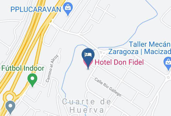 Zaragoza - Hotel Don Fidel Maps