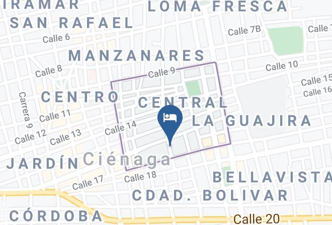 Cienaga - Hotel Don Jose De Cienaga Maps