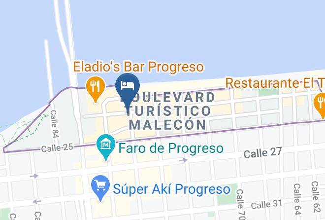 Progreso - Hotel Don Jose Maps