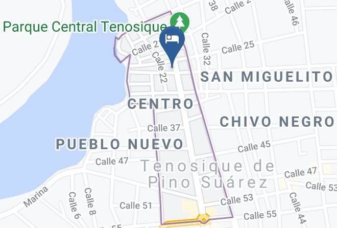 Tenosique - Hotel Don Jose Maps