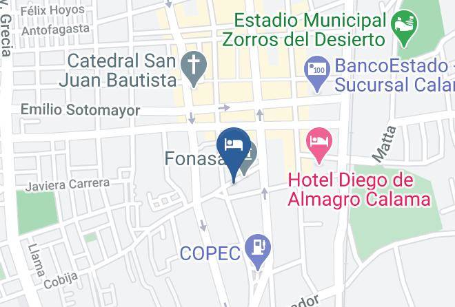 El Loa - Hotel Don Manuel Calama Maps
