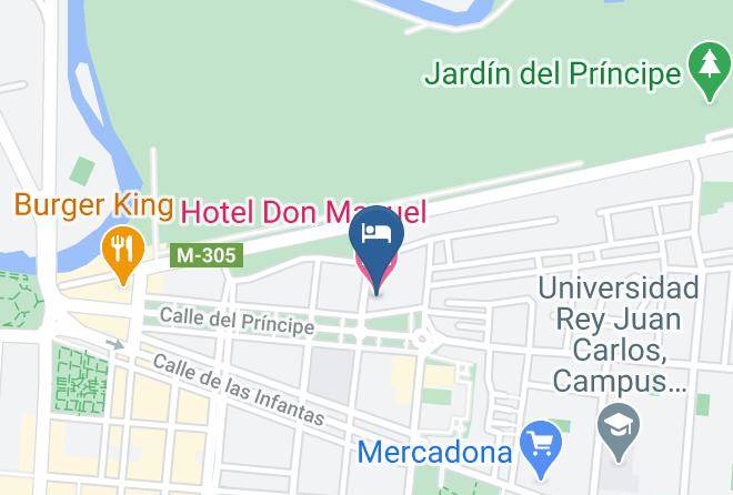 Madrid - Hotel Don Manuel Maps