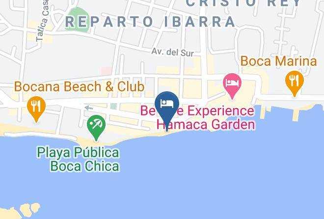 Boca Chica - Hotel Don Michele Maps