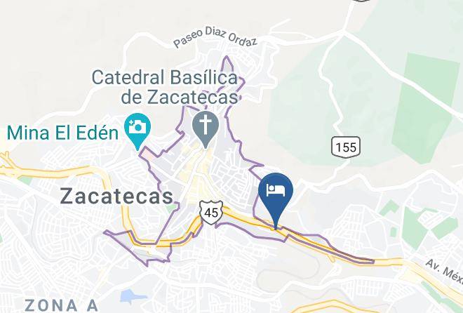 Zacatecas Zacatecas Centro - Hotel Don Miguel Maps