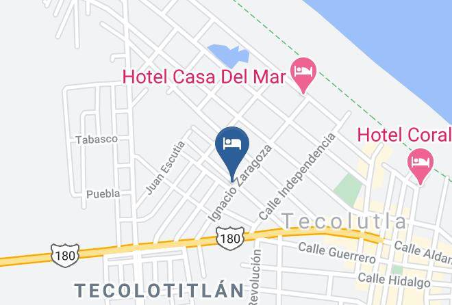 Tecolutla - Hotel Don Nacho Maps