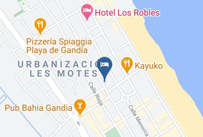 Platja De Gandia - Hotel Don Pablo Maps