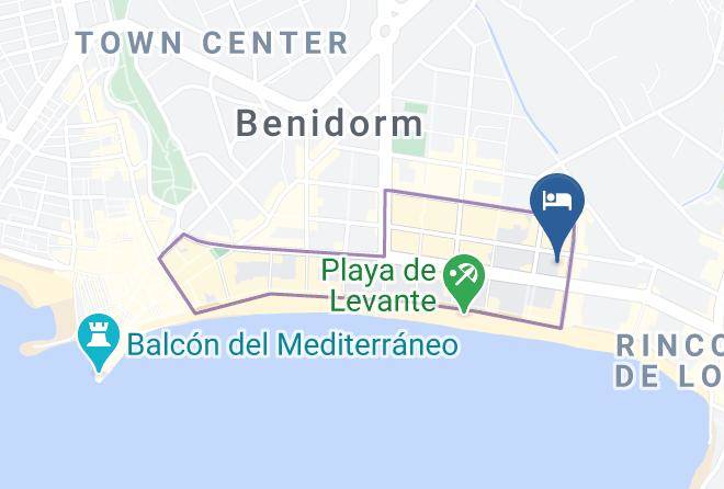 Alicante - Hotel Don Pancho Maps