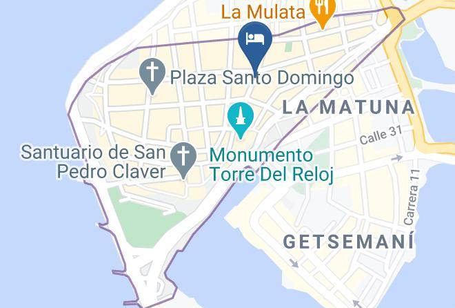 Cartagena De Indias - Hotel Don Pedro De Heredia Maps