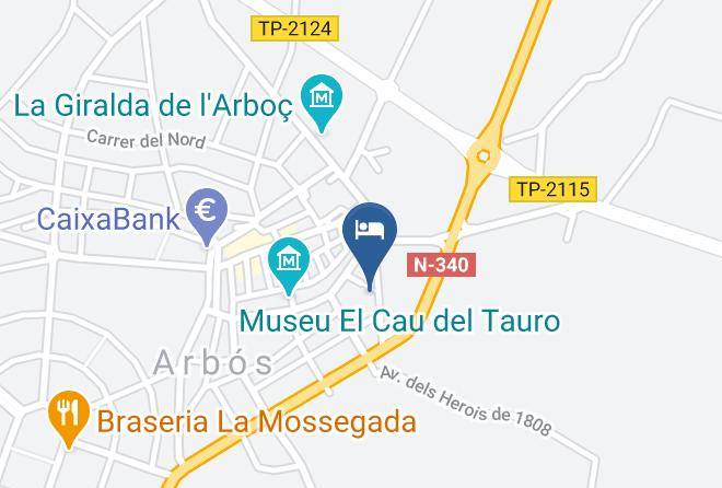 Tarragona - Hotel Don Pelayo Maps