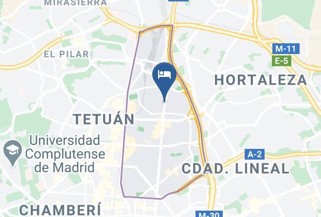 Madrid - Hotel Don Pio Maps