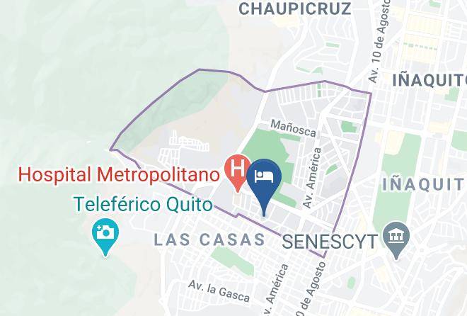 Distrito Metropolitano De Quito - Hotel Don Quijote Maps