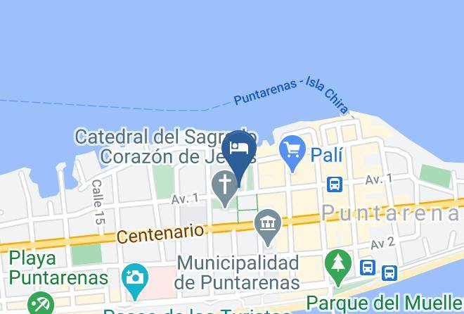 Puntarenas - Hotel Don Robert Maps