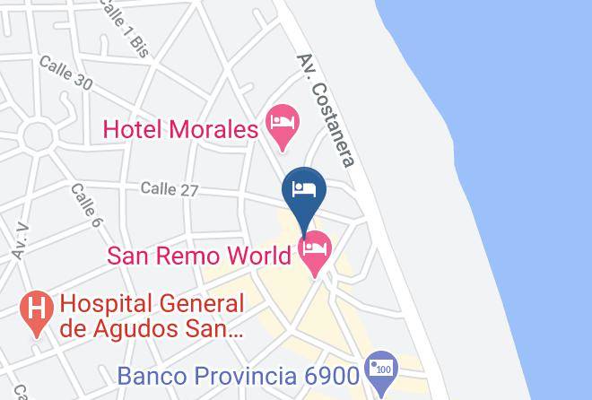 Mar Del Tuyu - Hotel Don Severo Maps