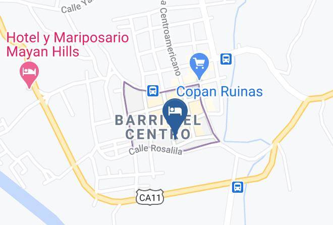 Copan Ruinas - Hotel Don Udo's Maps