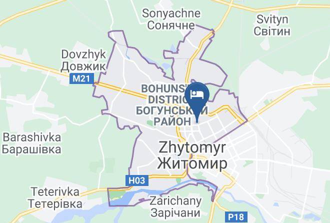 Zhytomyr - Hotel Don Maps