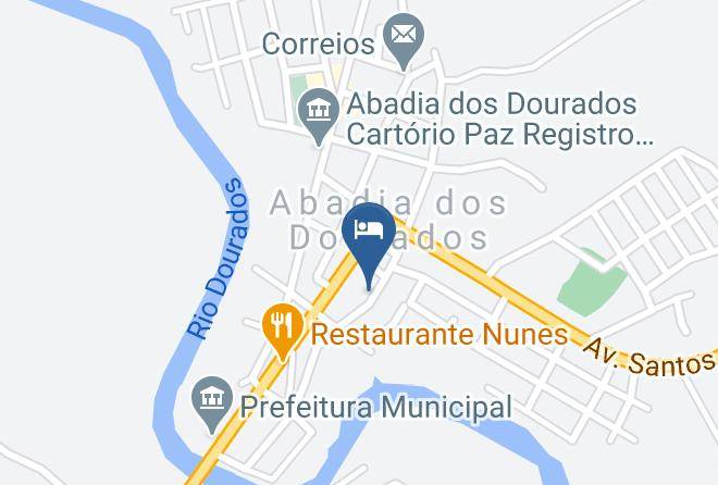 Abadia Dos Dourados - Hotel Dona Analia Maps