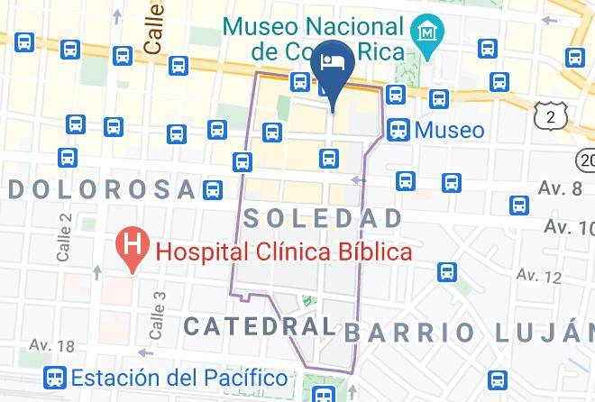 San Jose - Hotel Dona Ines Maps