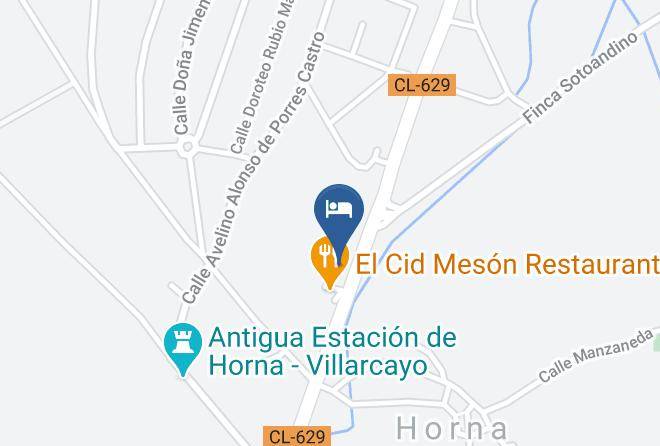 Burgos - Hotel Dona Jimena Maps