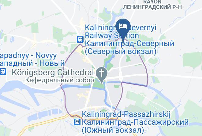 Hotel Dona Map - Kaliningrad