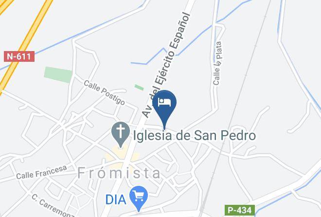 Palencia - Eco Hotel Dona Mayor Maps