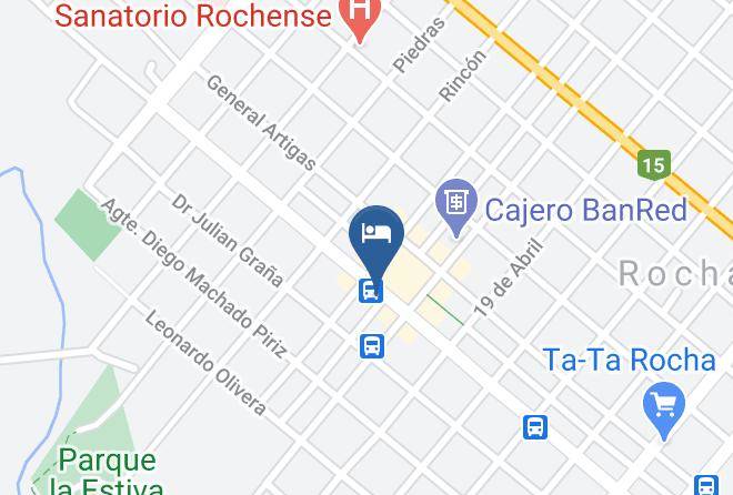 Rocha - Hotel Dona Vero Maps