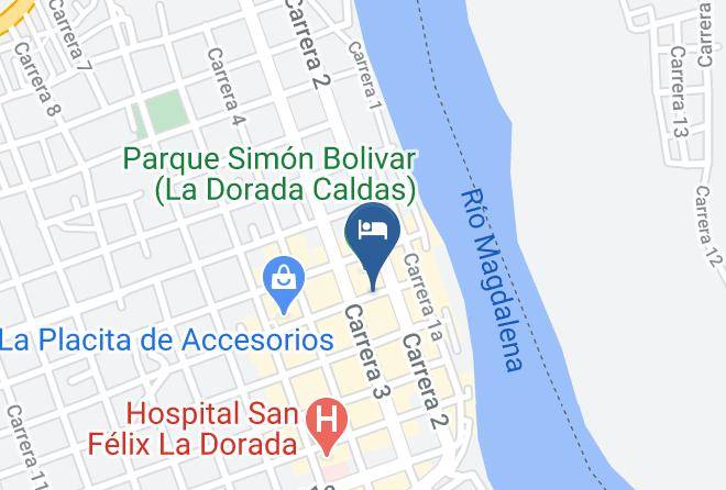 La Dorada - Hotel Donald 1 Maps