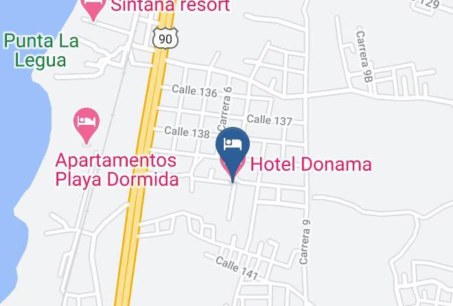 Santa Marta - Hotel Donama Maps