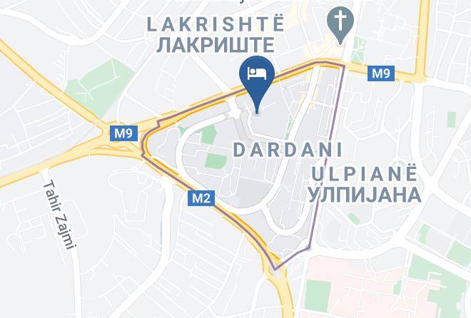 Pristina - Hotel Donarti Maps