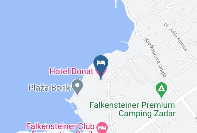 Hotel Donat Map