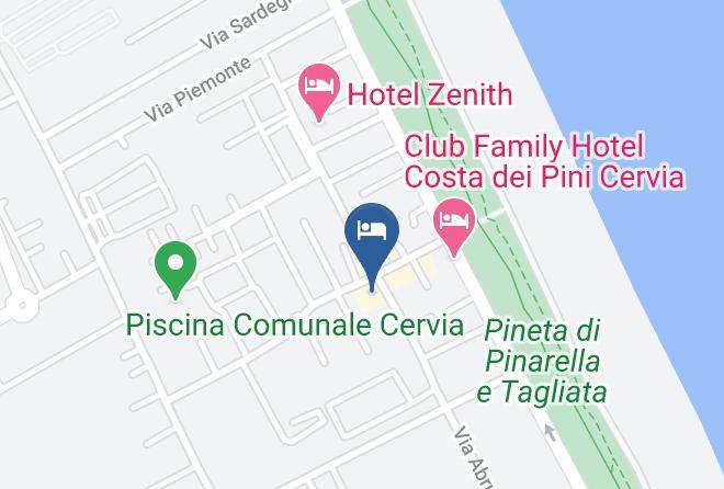 Ravenna - Hotel Donatella Pinarella Maps