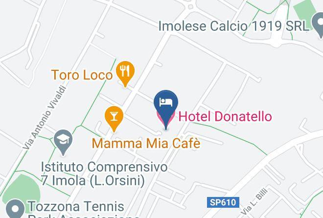 Hotel Donatello Map
