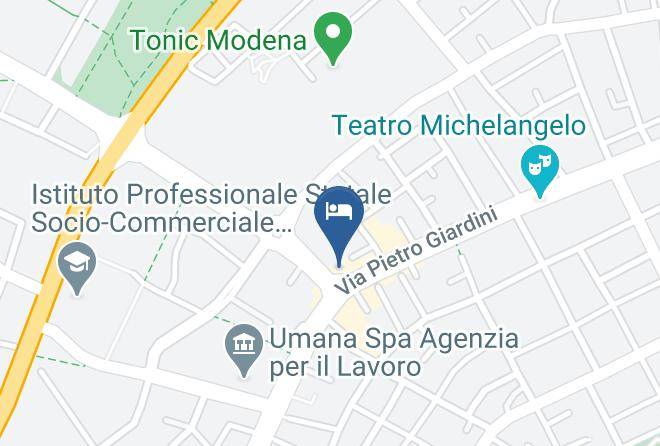 Modena - Hotel Donatello Maps