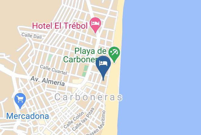Almeria - Hotel Donde Caparros Maps