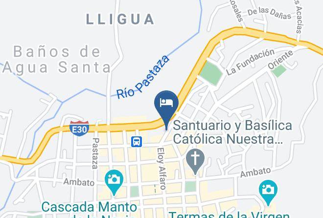 Banos De Agua Santa - Hotel Donde Ivan Maps