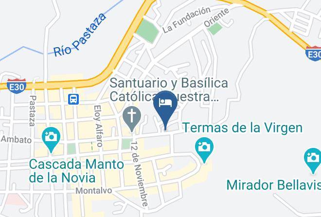 Banos De Agua Santa - Hotel Donde Marcelo Maps