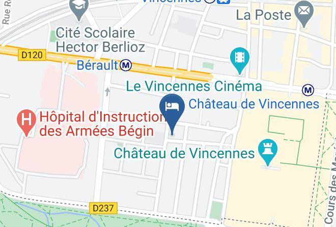 Val De Marne - Hotel Donjon Vincennes Maps